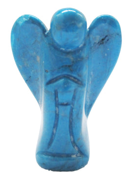 Blue Howlite Angel (Small) | Crystal Carvings | Crystal Angels