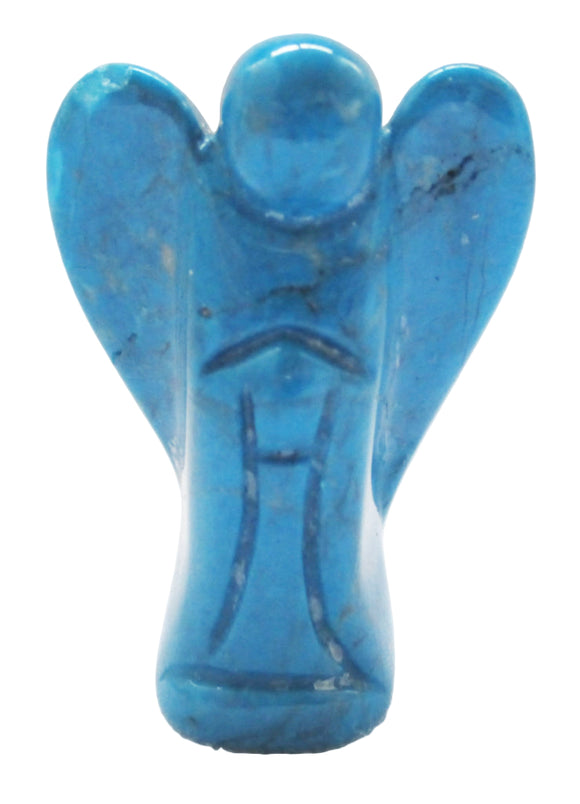 Blue Howlite Angel (Small) | Crystal Carvings | Crystal Angels