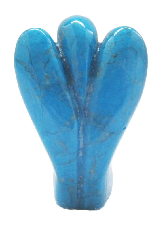 Blue Howlite Angel (Small) | Crystal Carvings | Crystal Angels