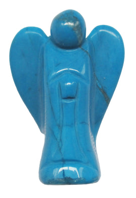 Blue Howlite Angel (Small) | Crystal Carvings | Crystal Angels