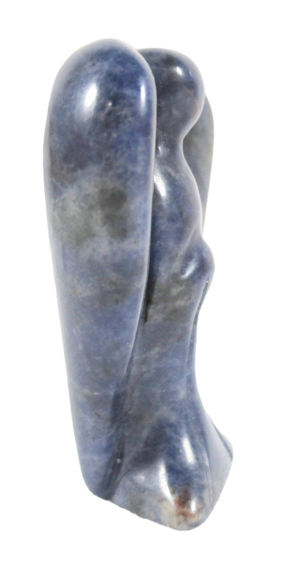 Sodalite Guardian Angel (Medium) | Crystal Carvings | Crystal Angels