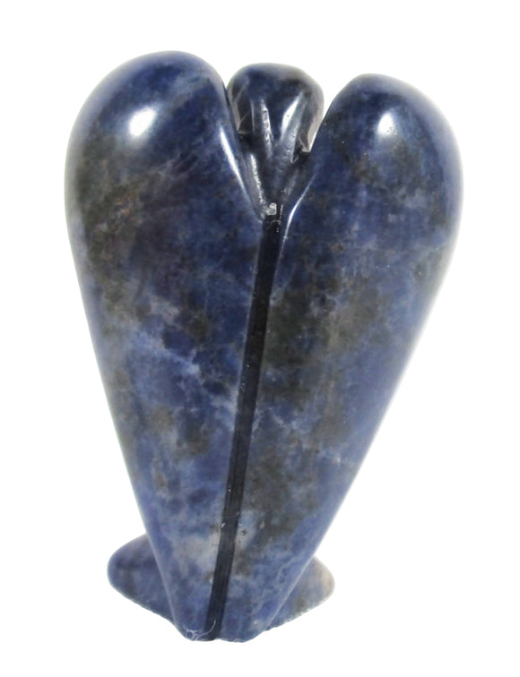 Sodalite Guardian Angel (Medium) | Crystal Carvings | Crystal Angels