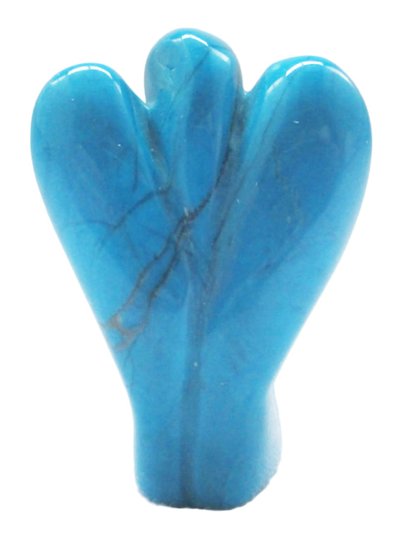 Blue Howlite Angel (Small) | Crystal Carvings | Crystal Angels
