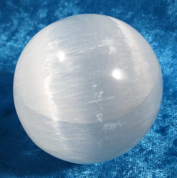 Selenite Sphere | Crystal Carvings | Polished Crystal Spheres