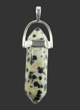 Dalmation Jasper Point Pendant | Crystal Jewellery | Point Pendants