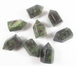 Bloodstone Crystal Polished Pocket Point (x1) | Cut & Polished Crystals | Crystal Obelisks & Natural Points
