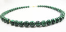 Reconstituted Malachite Bead Necklace | Crystal Jewellery | Crystal Necklaces