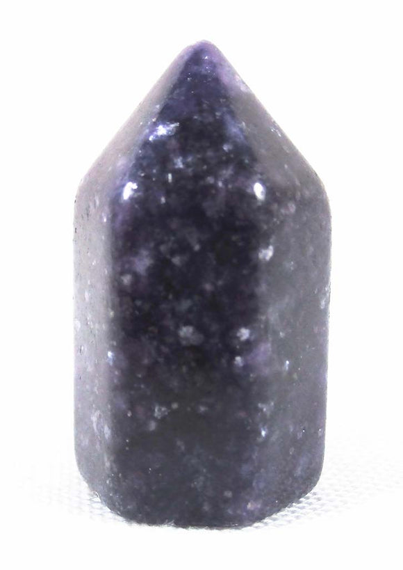 Dark Purple Lepidolite Crystal Pocket Point (x1) | Cut & Polished Crystals | Crystal Obelisks & Natural Points