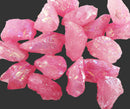 Pink Aura Quartz Rough Crystal Chunk (x1) | Natural Crystals | Raw Crystal Chunks