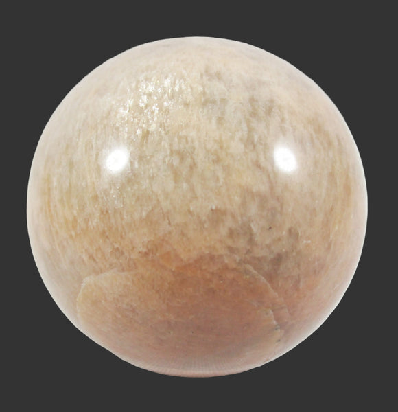Shaded Moonstone Sphere | Crystal Carvings | Polished Crystal Spheres