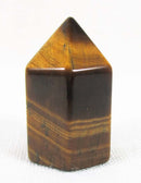 Tigers Eye Pocket Point | Cut & Polished Crystals | Crystal Obelisks & Natural Points