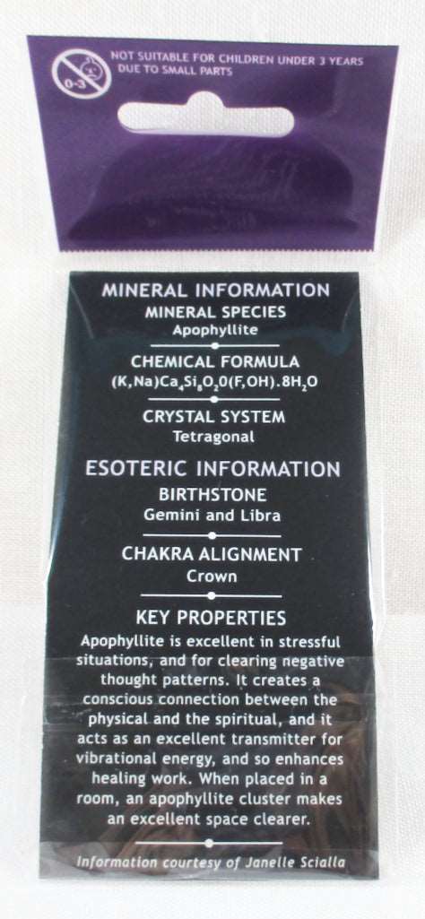 Apophyllite Point | Cut & Polished Crystals | Crystal Obelisks & Natural Points