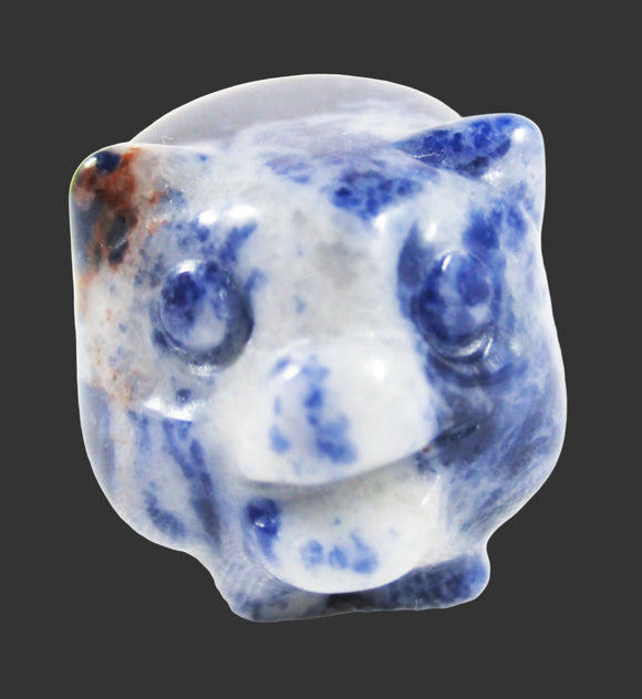 Sodalite Healing Crystal Pig (Small) | Crystal Carvings | Carved Crystal Animals