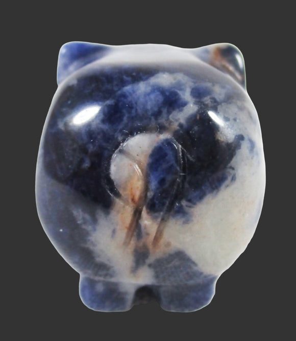 Sodalite Healing Crystal Pig (Small) | Crystal Carvings | Carved Crystal Animals