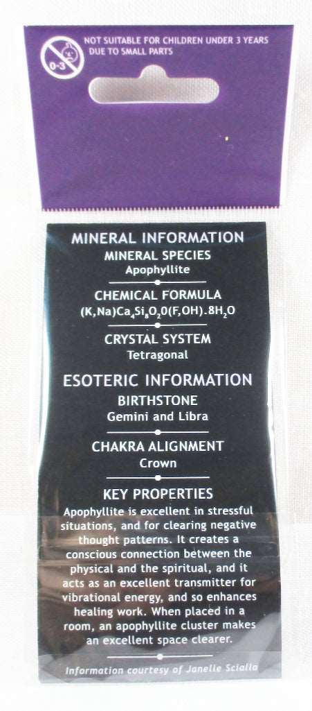 Apophyllite Point | Cut & Polished Crystals | Crystal Obelisks & Natural Points