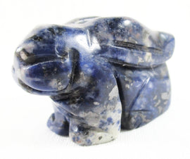 Sodalite Rabbit | Crystal Carvings | Carved Crystal Animals