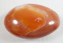 Rough Carnelian Stone Thumb Pebble | Cut & Polished Crystals | Polished Crystal Thumb Stones