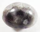 Chevron Amethyst Palm Pebble | Cut & Polished Crystals | Polished Crystal Palm Stones