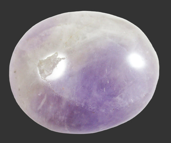Rough Amethyst Palm Pebble | Cut & Polished Crystals | Polished Crystal Palm Stones