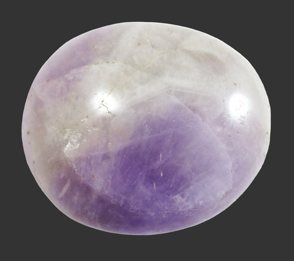 Rough Amethyst Palm Pebble | Cut & Polished Crystals | Polished Crystal Palm Stones
