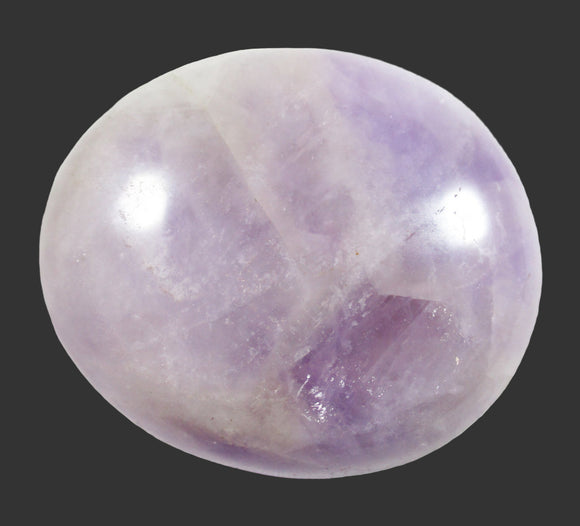 Rough Amethyst Palm Pebble | Cut & Polished Crystals | Polished Crystal Palm Stones