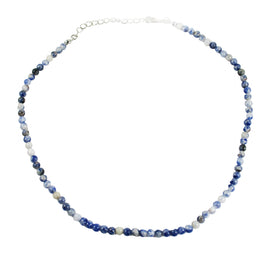 Sodalite Small Bead Necklace 16" | Crystal Jewellery | Crystal Necklaces