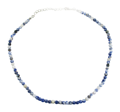 Sodalite Small Bead Necklace 16" | Crystal Jewellery | Crystal Necklaces