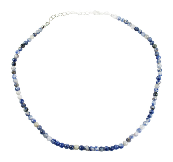Sodalite Small Bead Necklace 16" | Crystal Jewellery | Crystal Necklaces
