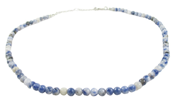 Sodalite Small Bead Necklace 16" | Crystal Jewellery | Crystal Necklaces