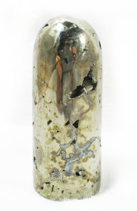 Pyrite Pillar | Cut & Polished Crystals | Polished Freeform Crystals