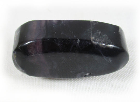 Indigo Fluorite Rough Polished Pebble | Cut & Polished Crystals | Polished Crystal Palm Stones