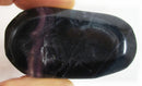 Indigo Fluorite Rough Polished Pebble | Cut & Polished Crystals | Polished Crystal Palm Stones