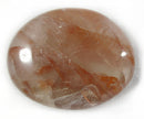Fire Quartz Palm Pebble REDUCED | Cut & Polished Crystals | Polished Crystal Palm Stones