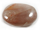 Fire Quartz Palm Pebble REDUCED | Cut & Polished Crystals | Polished Crystal Palm Stones