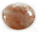 Fire Quartz Palm Pebble REDUCED | Cut & Polished Crystals | Polished Crystal Palm Stones