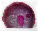 Pink Agate Rough Standing Geode | Natural Crystals | Crystal Geodes