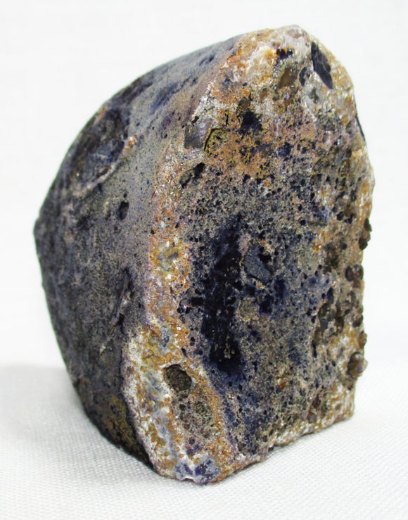 Rough Purple Grey Agate Standing Geode | Natural Crystals | Crystal Geodes