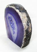 Rough Purple Grey Agate Standing Geode | Natural Crystals | Crystal Geodes