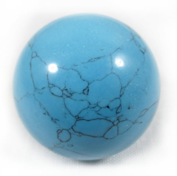 Turquoise Howlite Sphere | Crystal Carvings | Polished Crystal Spheres