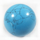 Turquoise Howlite Sphere | Crystal Carvings | Polished Crystal Spheres