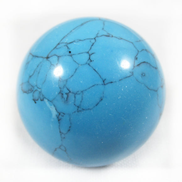 Turquoise Howlite Sphere | Crystal Carvings | Polished Crystal Spheres