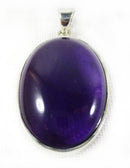Amethyst Oval Pendant | Crystal Jewellery | Crystal Pendants