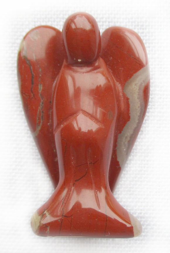 Red Jasper Angel (S/M) | Crystal Carvings | Crystal Angels