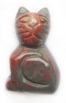 Mookaite Jasper Cat | Crystal Carvings | Carved Crystal Animals