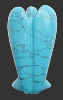 Turquoise Reconstituted Angel (Large) | Crystal Carvings | Crystal Angels