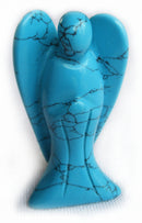Turquoise Reconstituted Angel (Large) | Crystal Carvings | Crystal Angels