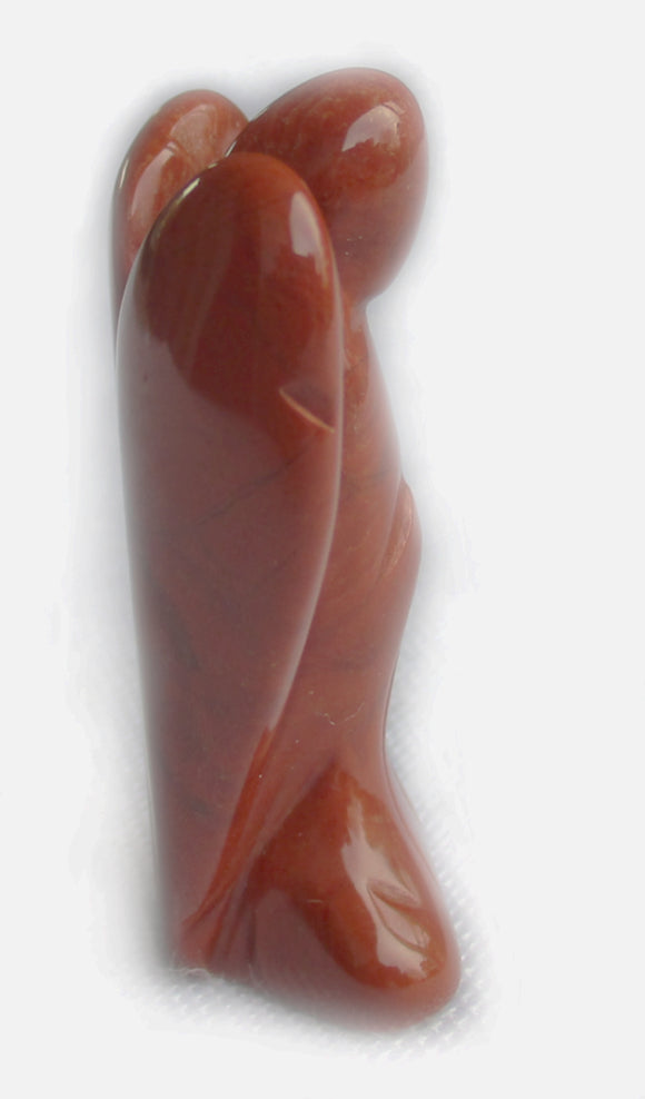 Red Jasper Angel (S/M) | Crystal Carvings | Crystal Angels