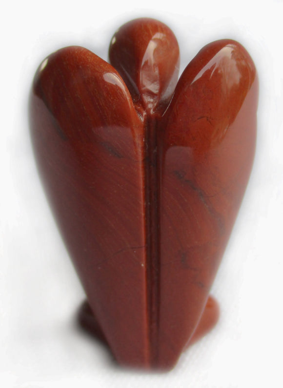 Red Jasper Angel (S/M) | Crystal Carvings | Crystal Angels