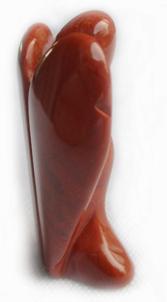Red Jasper Angel (S/M) | Crystal Carvings | Crystal Angels