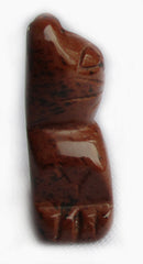 Mahogony Jasper Cat (Small() | Crystal Carvings | Carved Crystal Animals